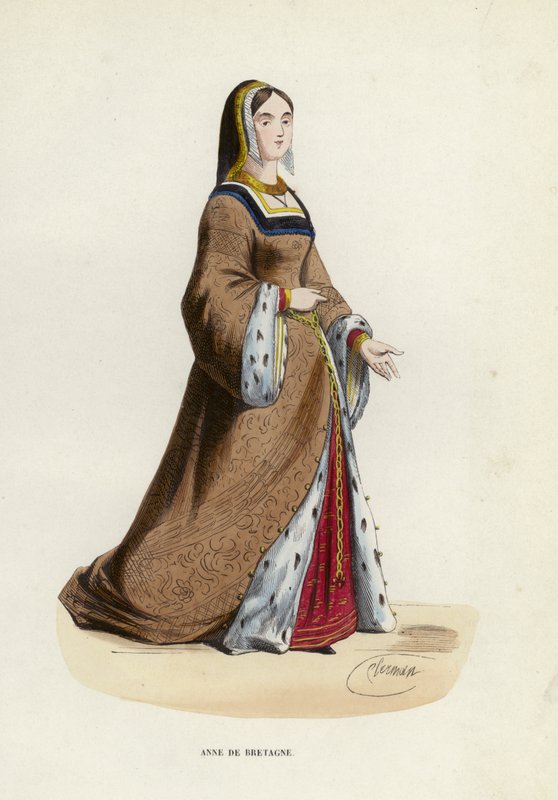 Anne De Bretagne (värillinen kaiverrus) tekijältä European School
