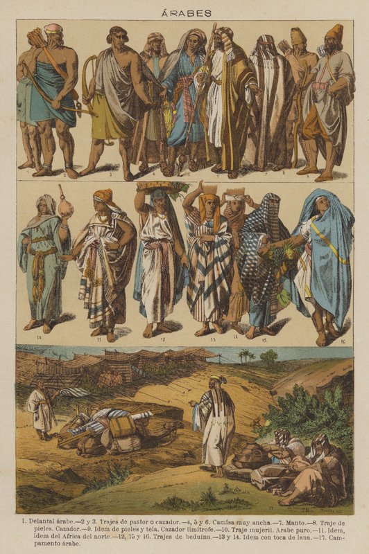 Arabes (väri litho) tekijältä European School