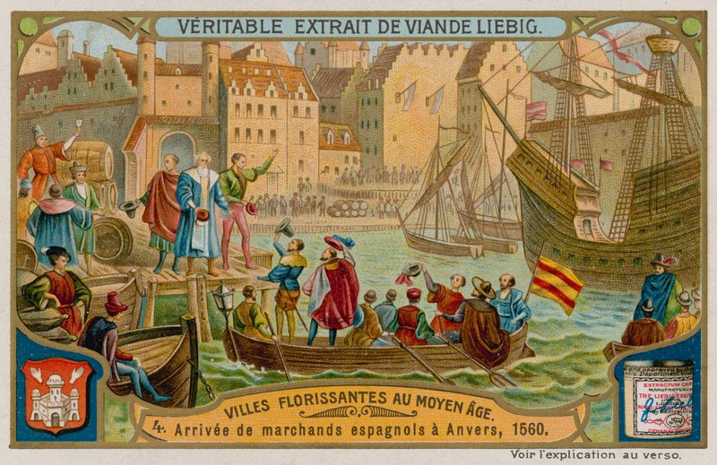 Espanjalaisten kauppiaiden saapuminen Antwerpeniin vuonna 1560 tekijältä European School