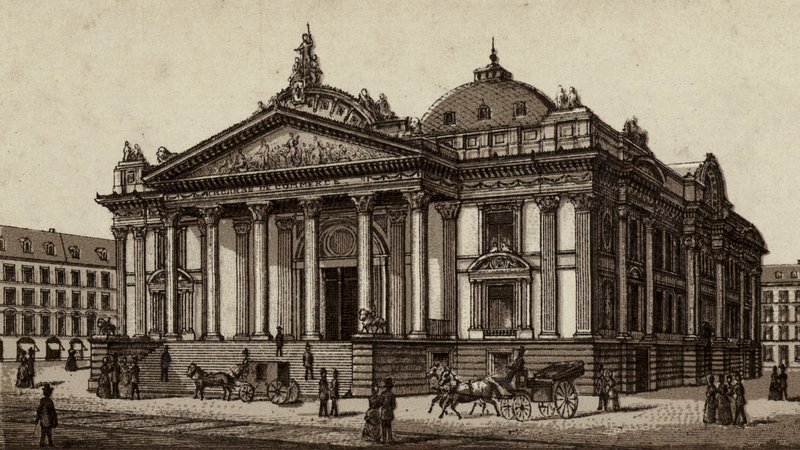 Bruxelles / Bryssel: Pörssi (litho) tekijältä European School