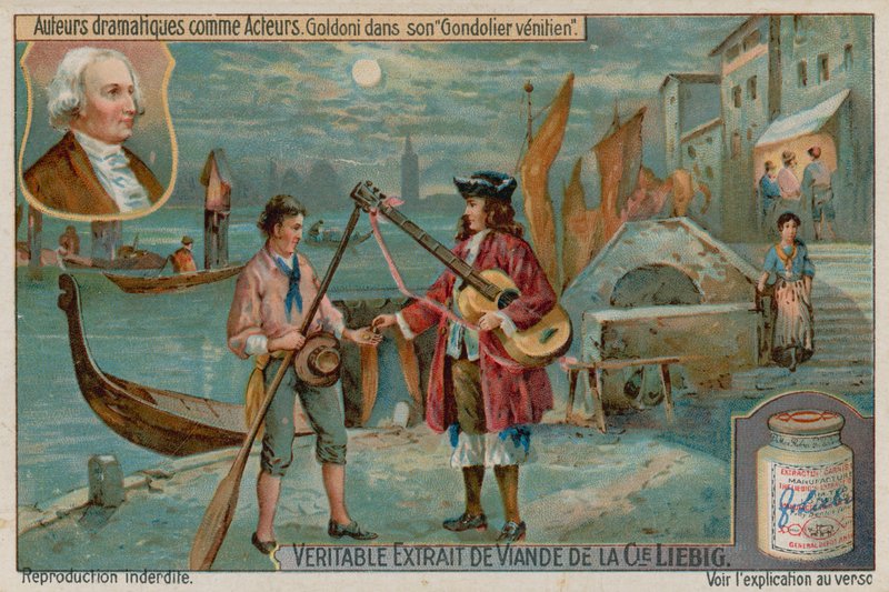 Carlo Goldoni elokuvassa The Venetian Gondolier or the Lovers Scon tekijältä European School