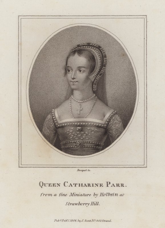 Catherine Parr, kuningas Henry VIII:n kuudes vaimo (kaiverrus) tekijältä European School