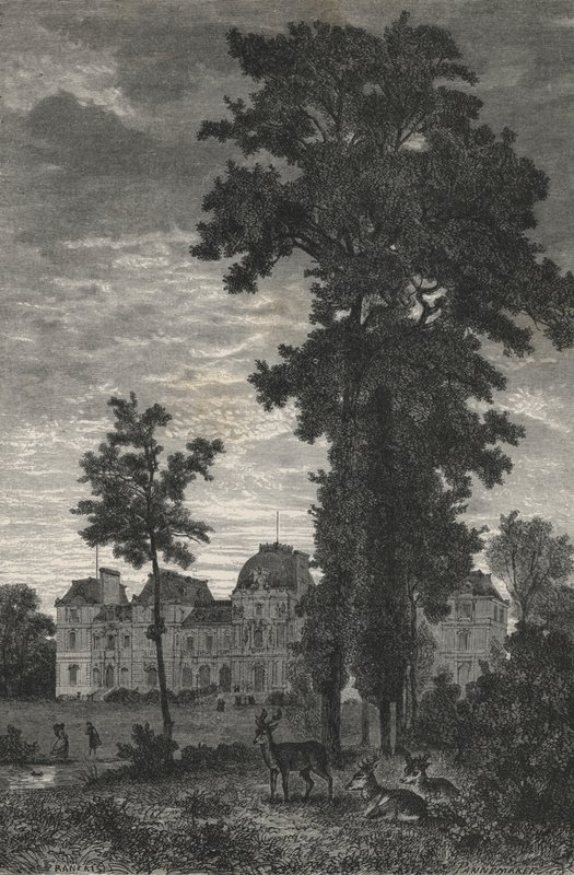 Chateau De M. M. Pereire Armainvilliersissä (kaiverrus) tekijältä European School