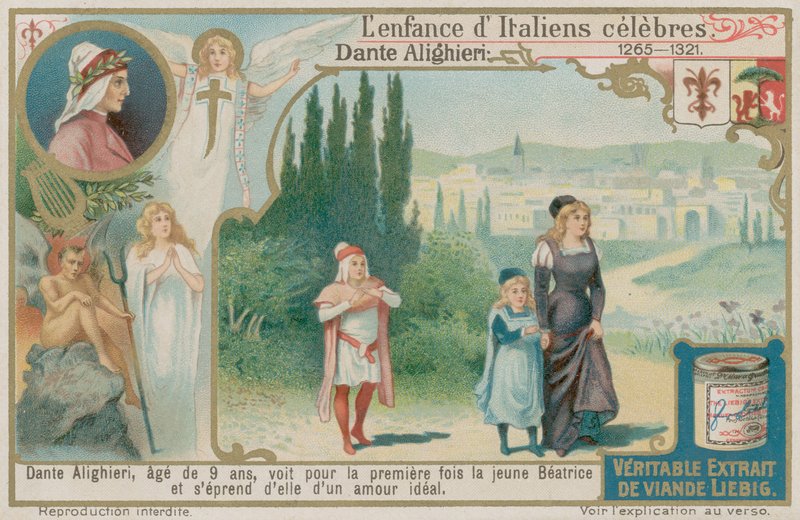 Dante Alighieri näkee Beatricen ensimmäisen kerran yhdeksänvuotiaana tekijältä European School