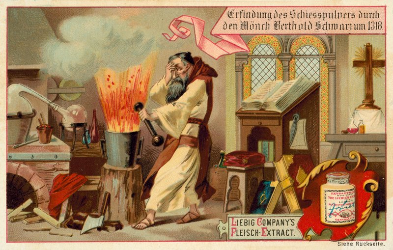 Munkki Berthold Schwarz löysi ruudin tekijältä European School