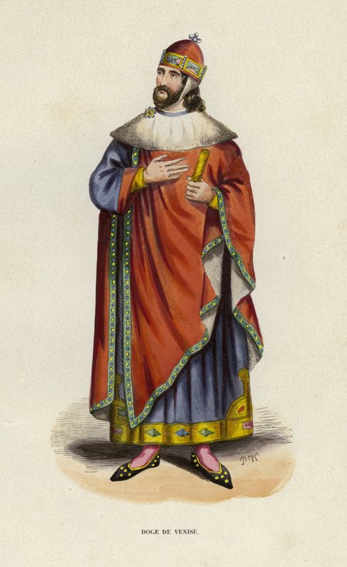 Doge De Venise (värillinen kaiverrus) tekijältä European School