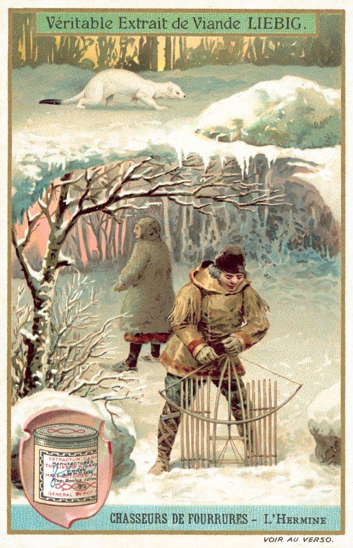 Ermiininpyytäjät (chromolitho) tekijältä European School
