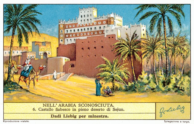 Satulinna autiomaassa Sejunissa (chromolitho) tekijältä European School