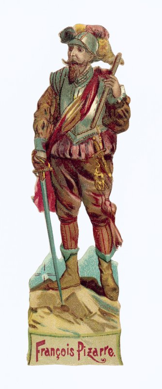 Francisco Pizarro (chromolitho) tekijältä European School