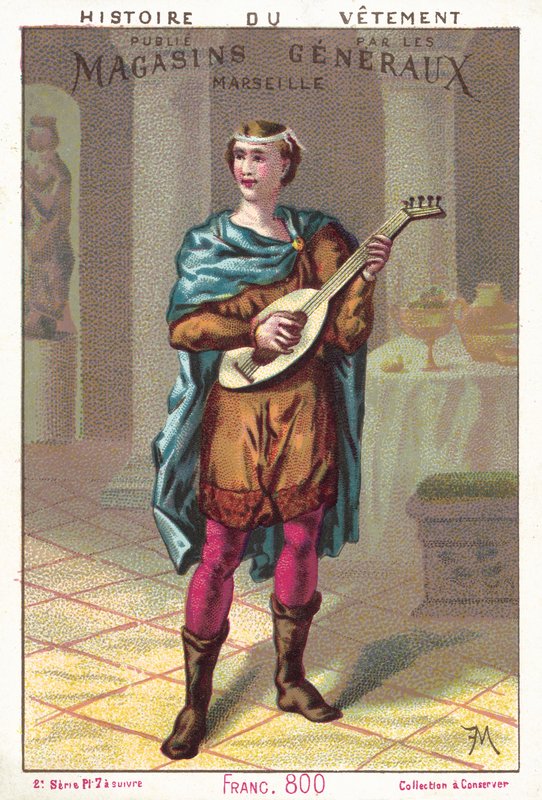 Frank, n 800 jKr (väri litho) tekijältä European School