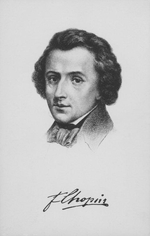 Frederic Chopin (litografia) tekijältä European School