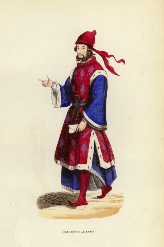 German Gentleman (värillinen kaiverrus) tekijältä European School