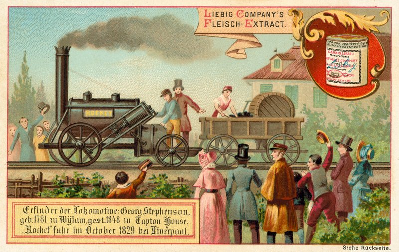 George Stephensonin höyryveturi Rocket, Liverpool tekijältä European School
