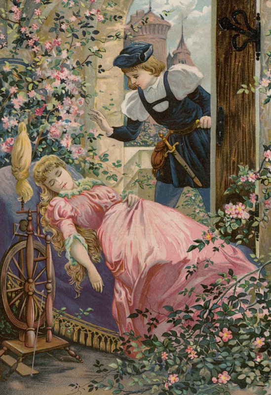 Grimmin tarinat: Briar Rose (chromolitho): Briar Rose (chromolitho) tekijältä European School