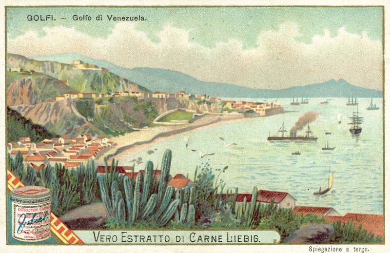 Venezuelanlahti (chromolitho) tekijältä European School