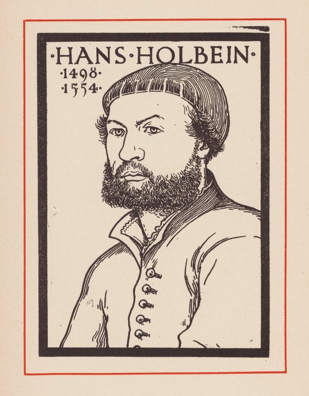 Hans Holbein nuorempi, saksalainen taiteilija (litografia) tekijältä European School