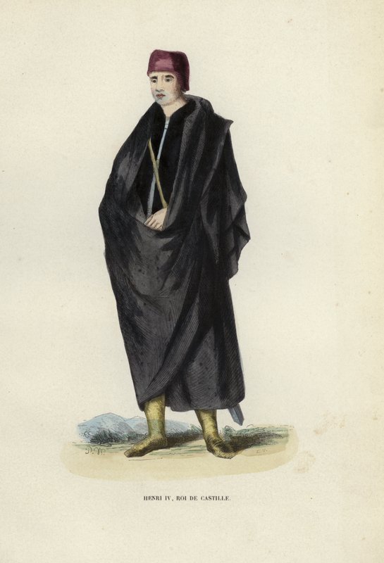 Henri IV, Roi De Castille (värillinen kaiverrus) tekijältä European School