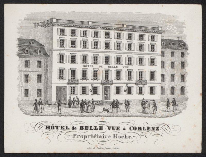 Hotel De Belle Vue, Coblenz (kaiverrus) tekijältä European School