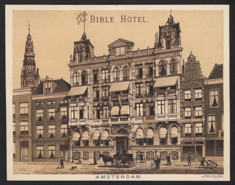 Hotel Trade Card (värillinen kaiverrus) tekijältä European School