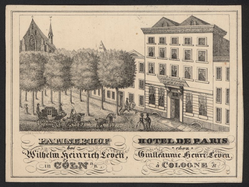 Hotel Trade Card (kaiverrus) tekijältä European School