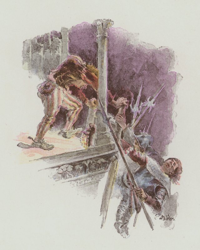 Kuvitus Notre-Dame De Parisille, Victor Hugo tekijältä European School