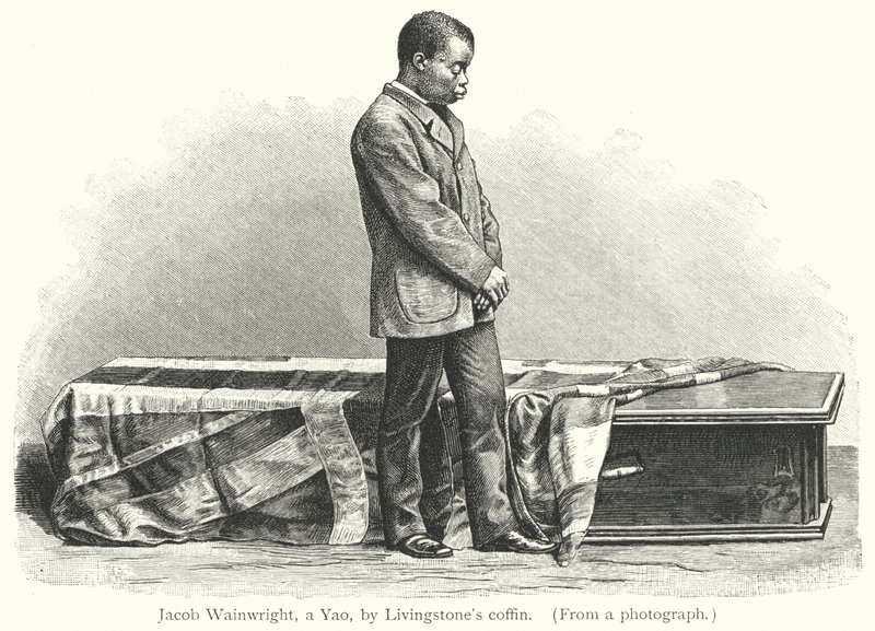 Jacob Wainwright, Yao, Livingstonen arkkuun (kaiverrus) tekijältä European School