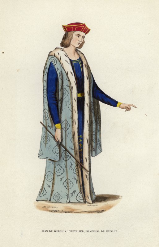 Jean De Werchin, Chevalier, Senechal De Hainaut (värikaiverrus) tekijältä European School