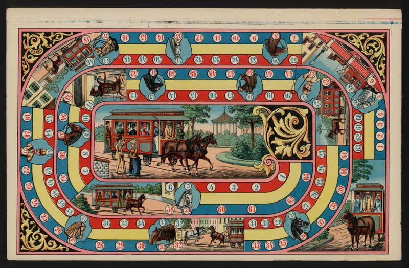 Tramway Game, Tramway Game (väri litho) tekijältä European School