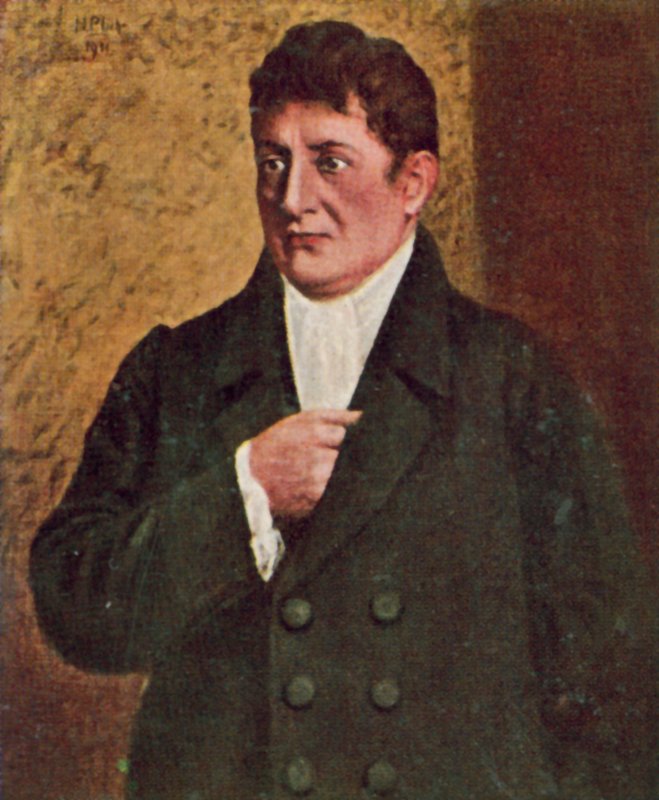 Johann Gottlieb Fichte, saksalainen filosofi ja kirjailija (väriliitoskuva) tekijältä European School