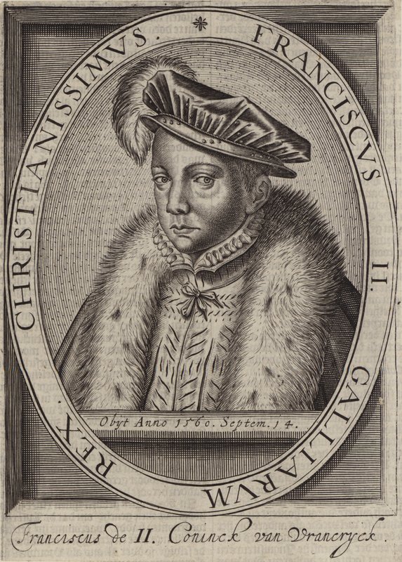 Ranskan kuningas Francis II (kaiverrus) tekijältä European School