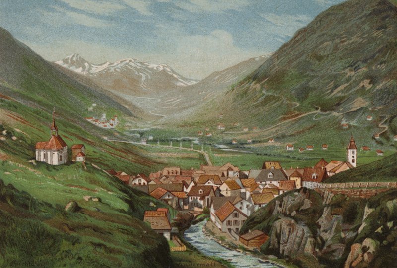 Lucerne-järvi: Andermatt (värilitro) tekijältä European School