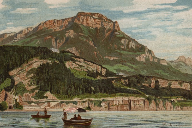 Luzernjärvi: Frohnalp (väri litho) tekijältä European School