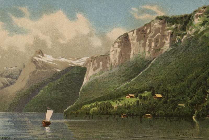 Lucerne-järvi: Rutli (värilitro). tekijältä European School