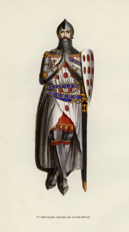 Le Chevalier Gifford De Leckhampton (värillinen kaiverrus) tekijältä European School