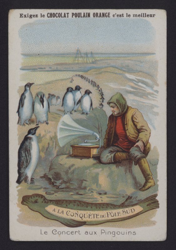 Le Concert aux Pengouins (väri litho) tekijältä European School