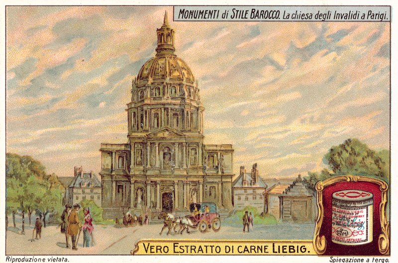 Les Invalides, Pariisi (chromolitho) tekijältä European School
