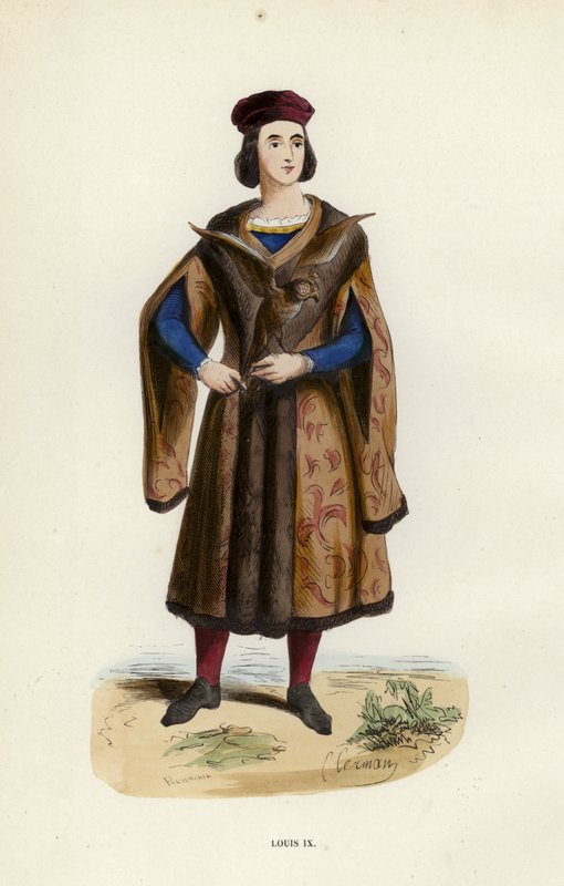 Louis IX (värillinen kaiverrus) tekijältä European School