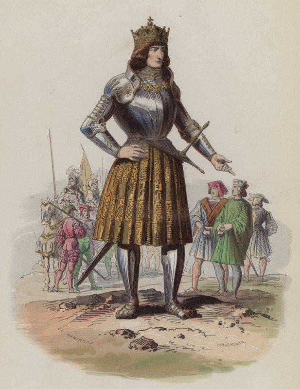 Maximilian I, Pyhän Rooman keisari (värillinen kaiverrus) tekijältä European School