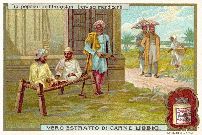 Mendicant Dervishes (chromolitho) tekijältä European School