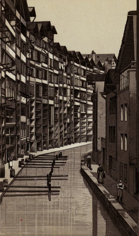 Metz: Gerber-Strasse (litho) tekijältä European School