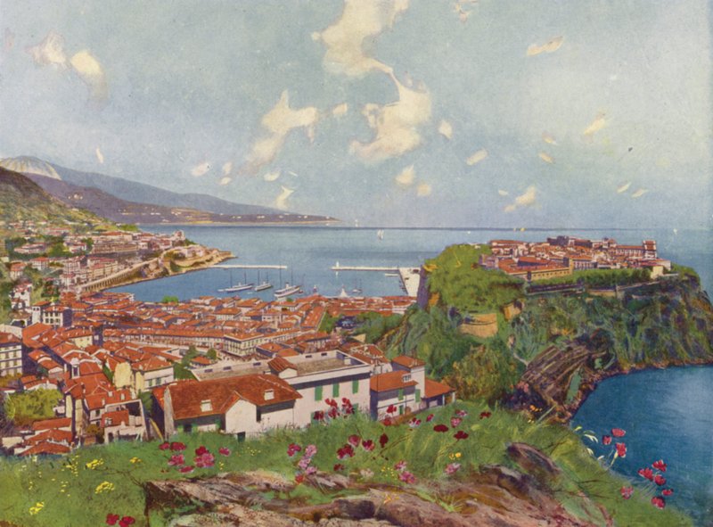 Monaco, Kallio ja yleisnäkymä (värilitro) tekijältä European School