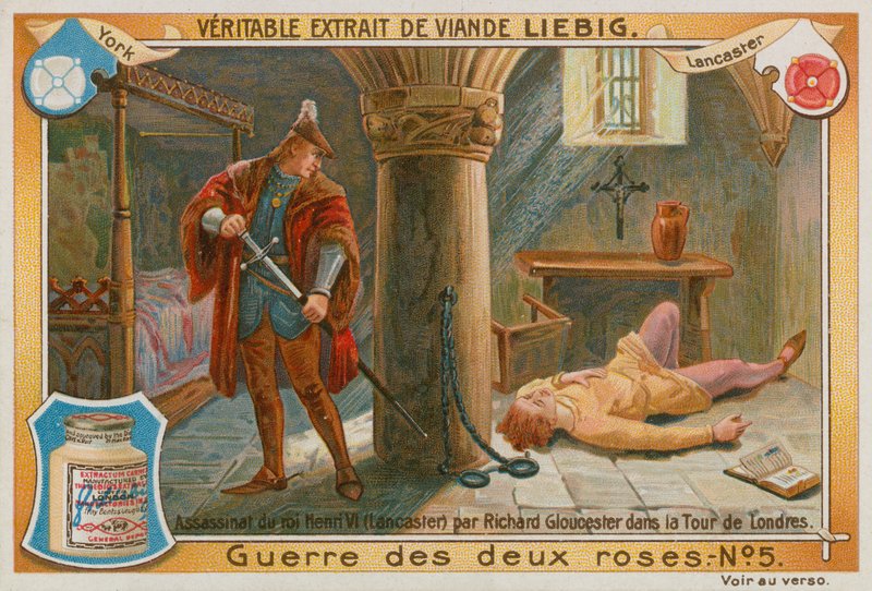 Kuningas Henrik VI:n murha (chromolitho) tekijältä European School