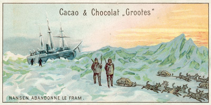 Nansen hylkää Framin (chromolitho) tekijältä European School