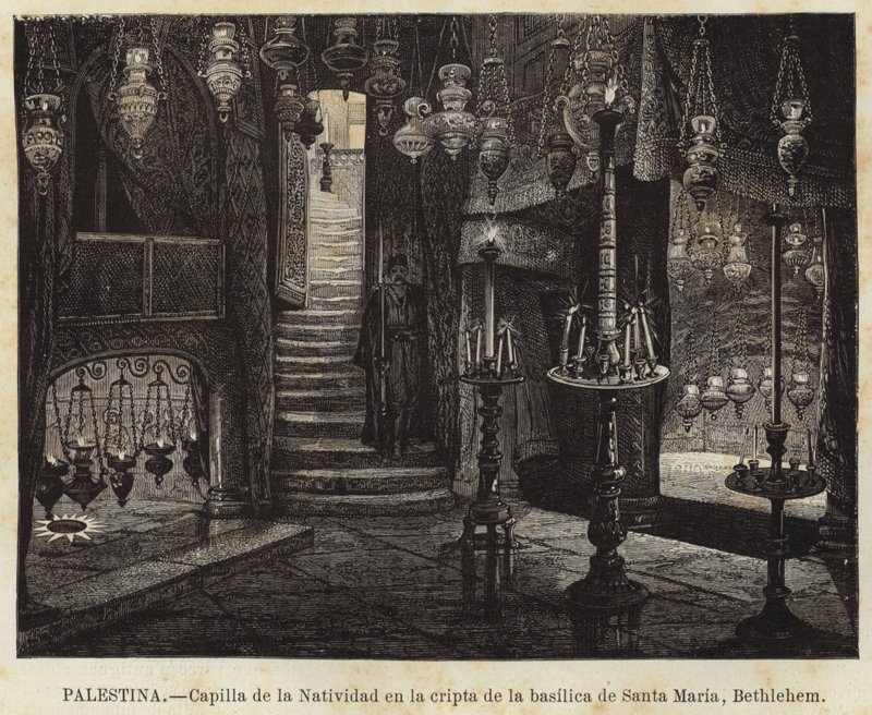 Palestiina, syntymäkappeli Santa Marian basilikan kryptassa, Betlehem tekijältä European School
