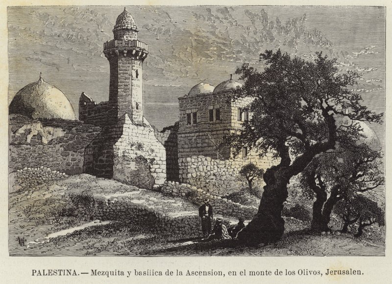 Palestiina, moskeija ja taivaaseenastumisen basilika Öljymäellä, Jerusalem tekijältä European School