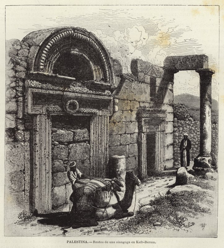 Palestiina, Kefr-Beramin synagogan jäänteet tekijältä European School