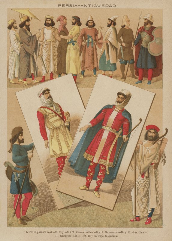 Persia, Antiguedad (väri litho) tekijältä European School