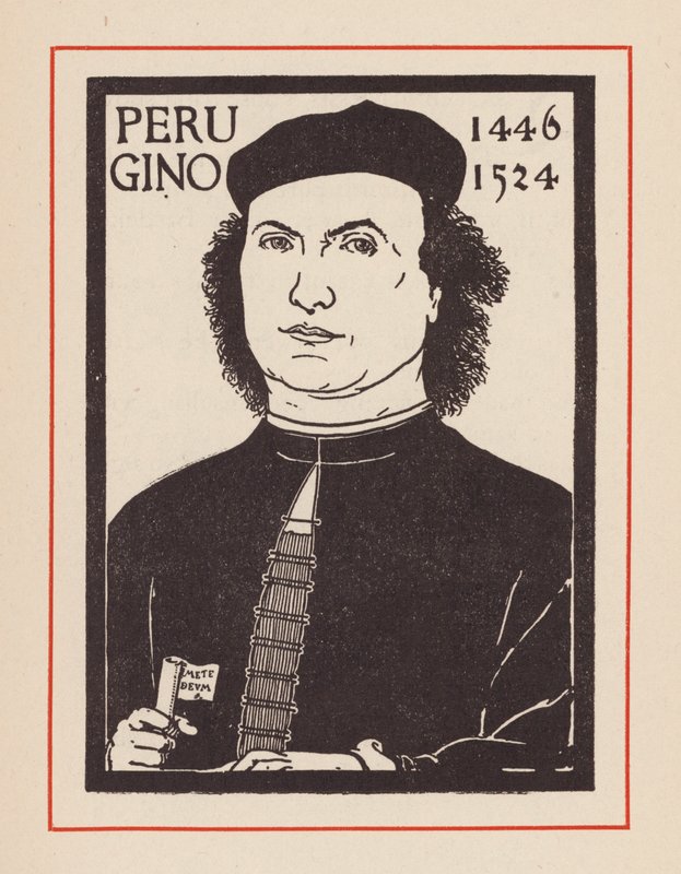 Pietro Perugino, italialainen renessanssitaiteilija (litografia) tekijältä European School