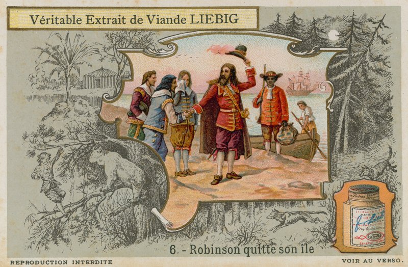 Robinson Crusoe jättää saaren tekijältä European School
