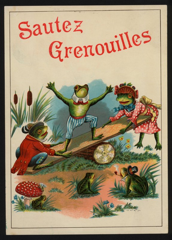 Jump Frogs (väri litho) tekijältä European School
